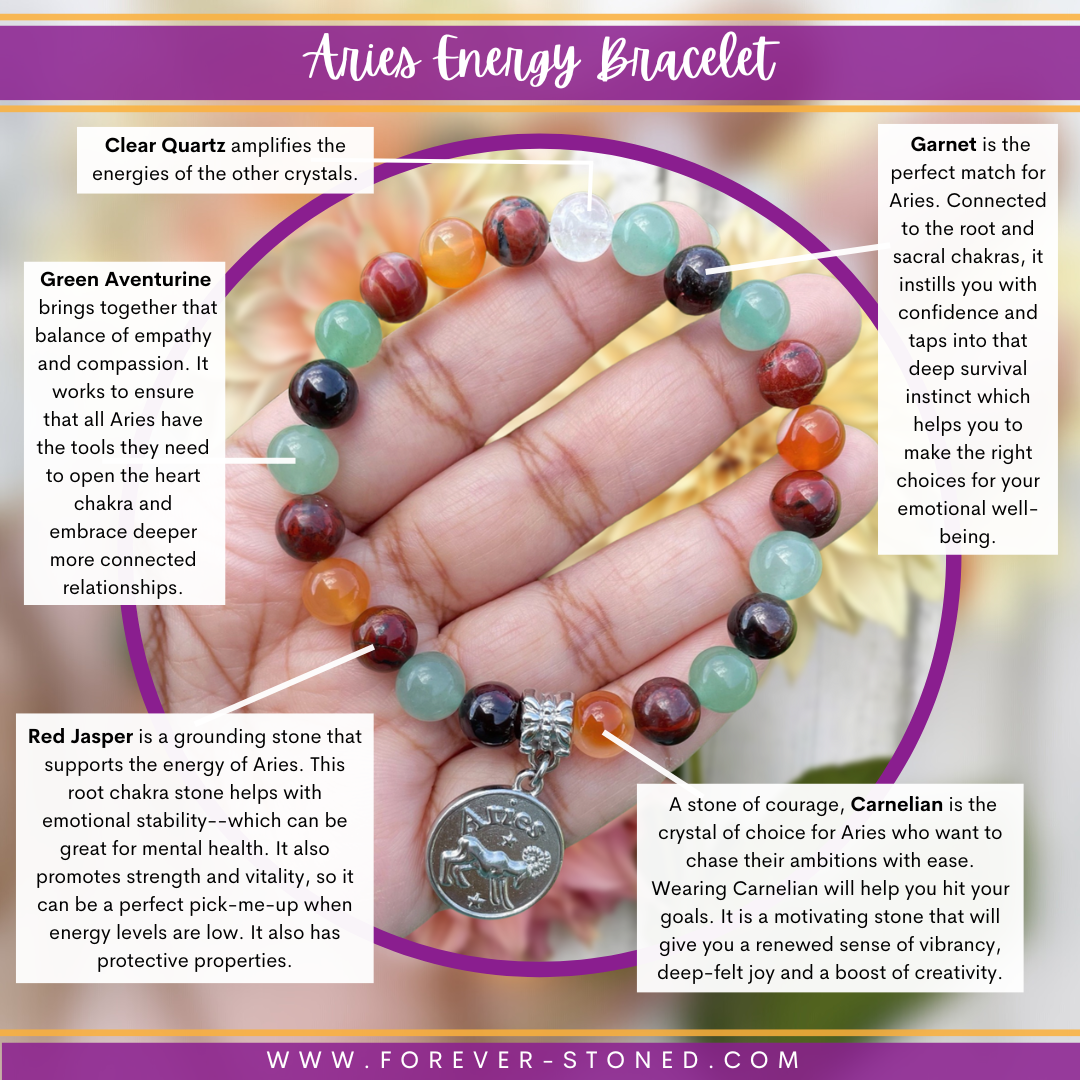 Aries Zodiac Energy Bracelet