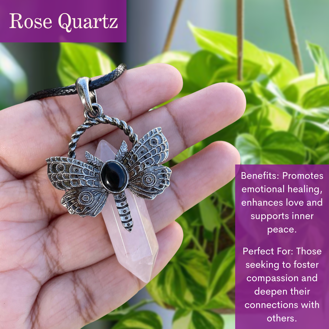 Butterfly Gemstone Pendant Sale - Free 18" Clasp Cord included