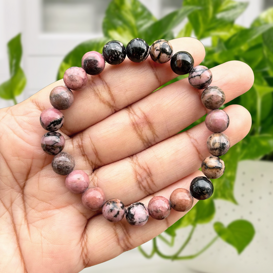 Rhodonite Gemstone Bracelet