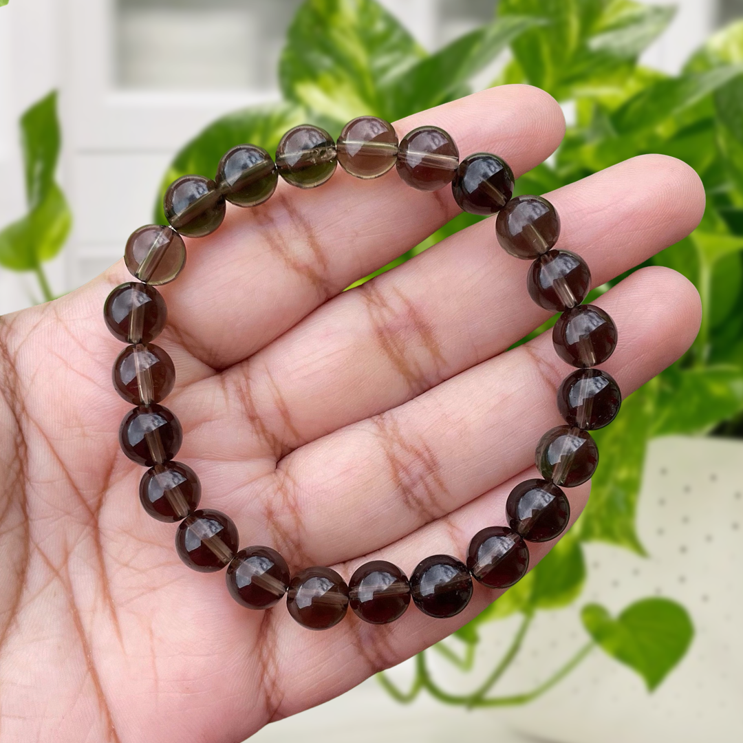 Smoky Quartz Gemstone Bracelet