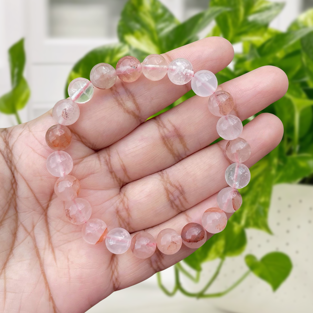 Hematoid Quartz Gemstone Bracelet