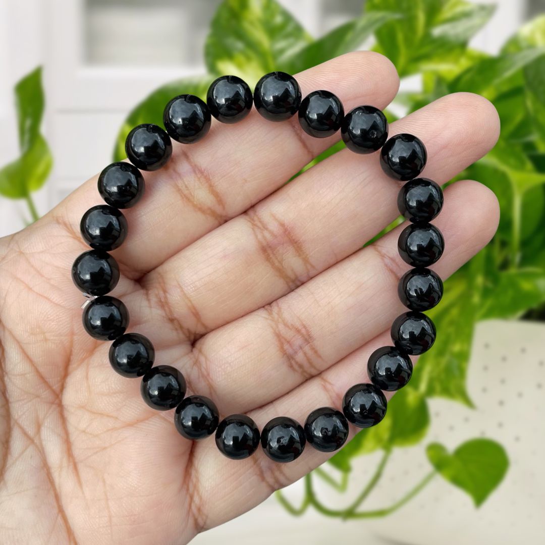 Black Tourmaline Gemstone Bracelet