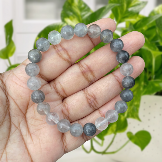 Cloud Quartz Gemstone Bracelet