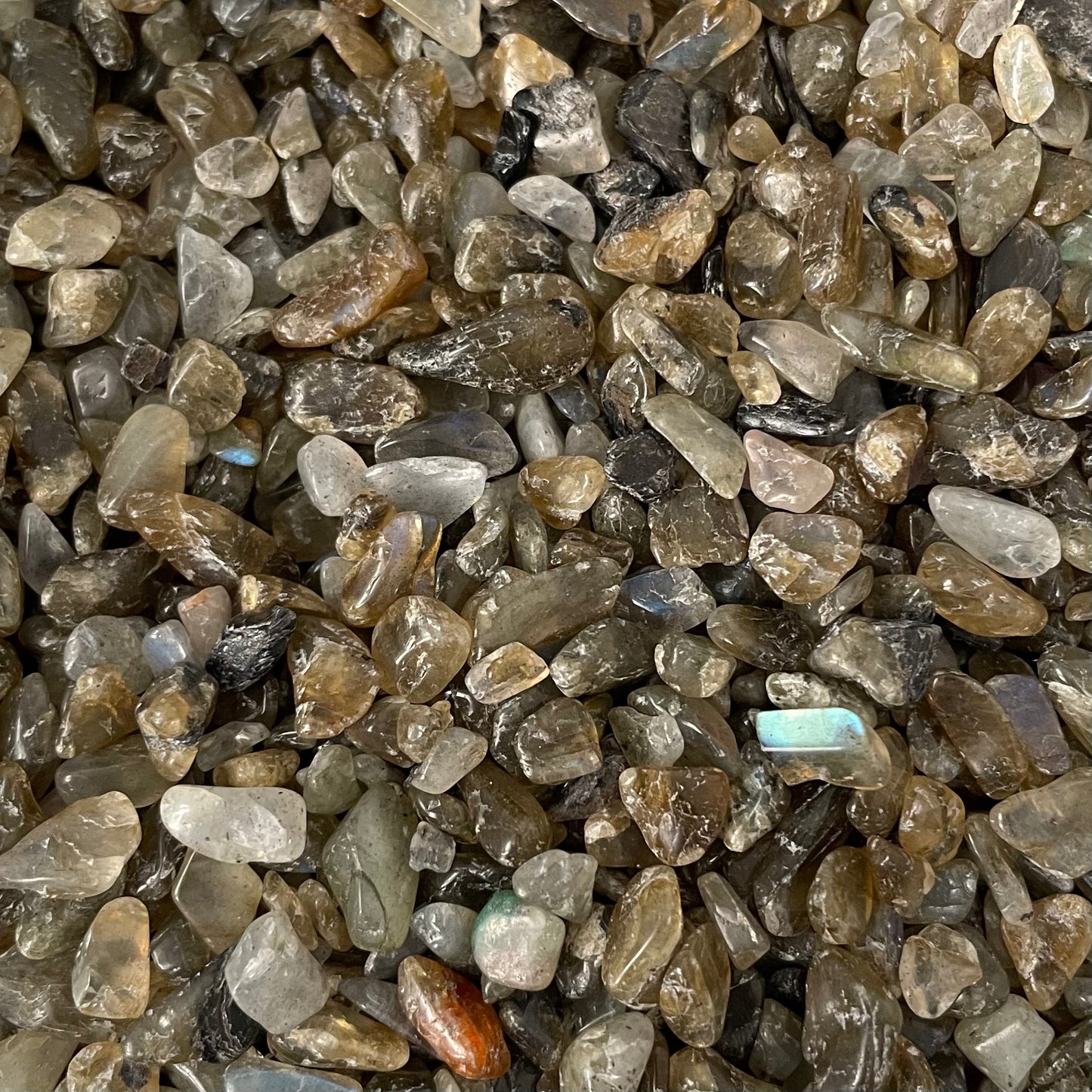 Gemstone Chip Beads (No Holes) ~40 gram bag