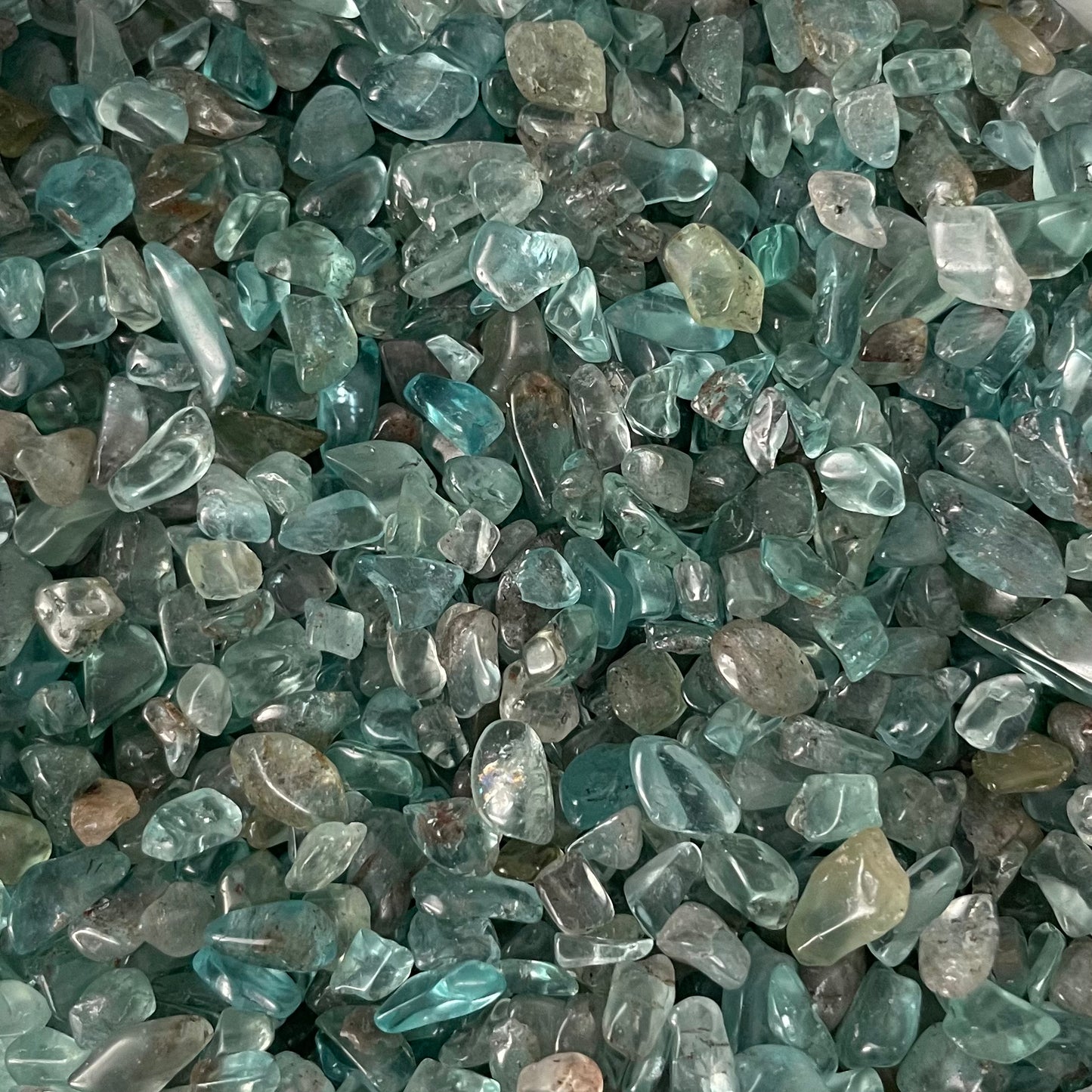 Gemstone Chip Beads (No Holes) ~40 gram bag