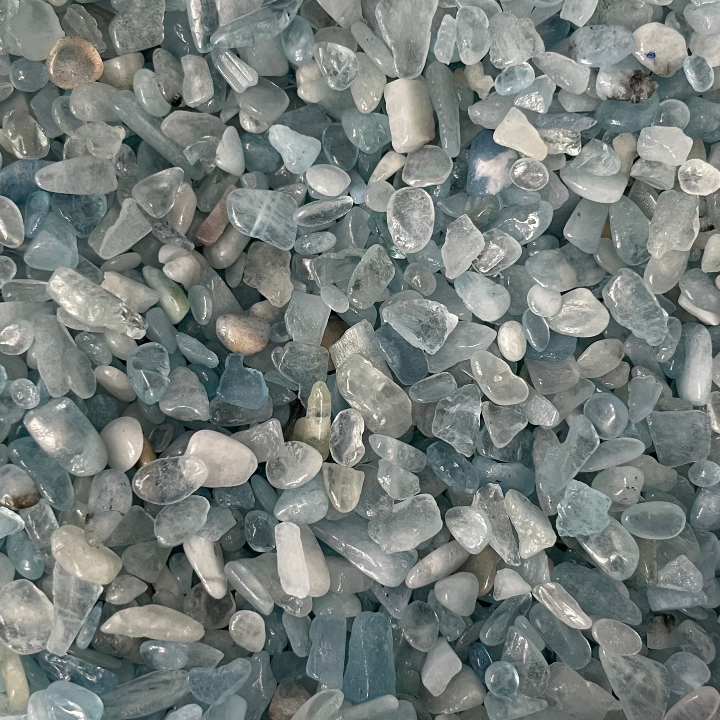 Gemstone Chip Beads (No Holes) ~40 gram bag