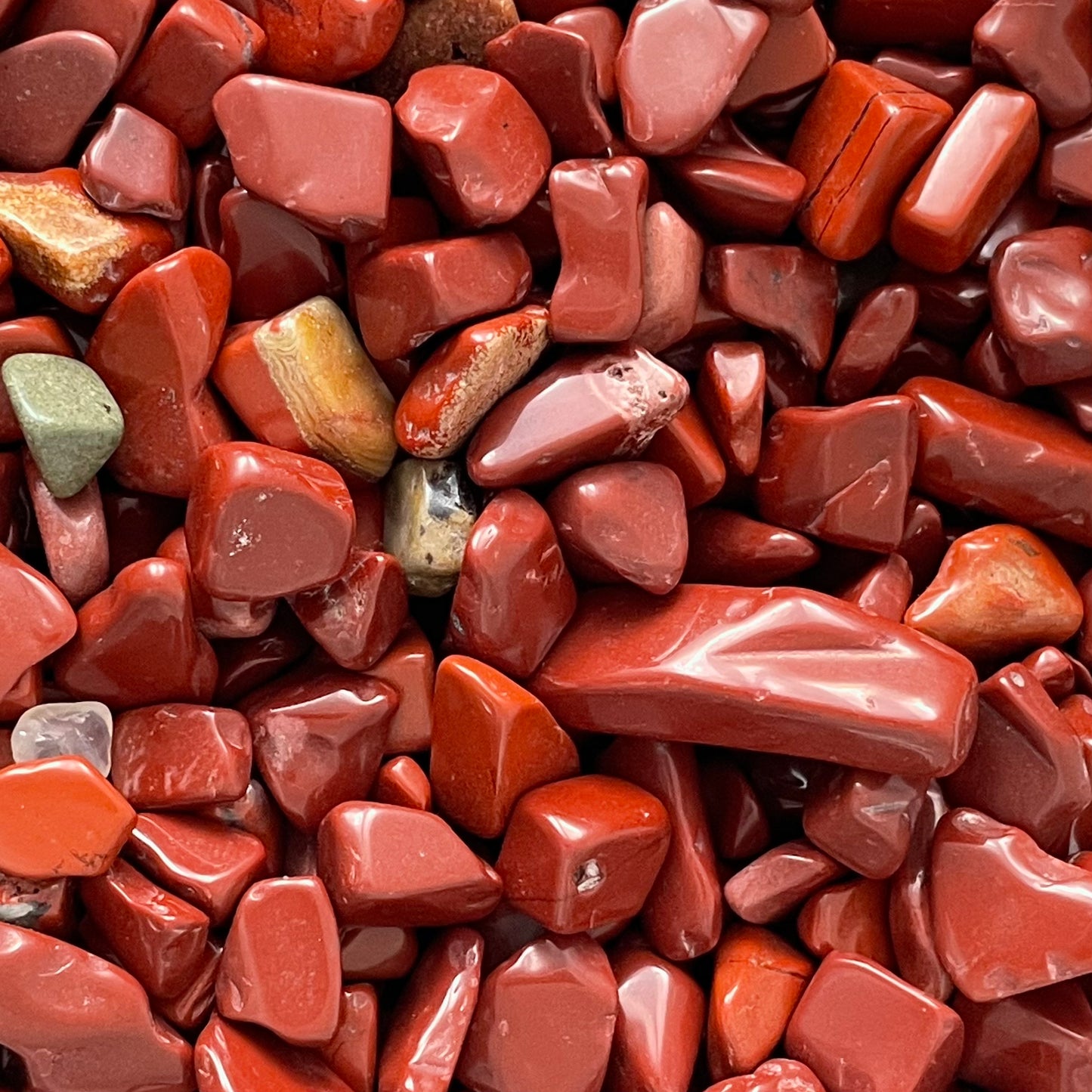Gemstone Chip Beads (No Holes) ~40 gram bag