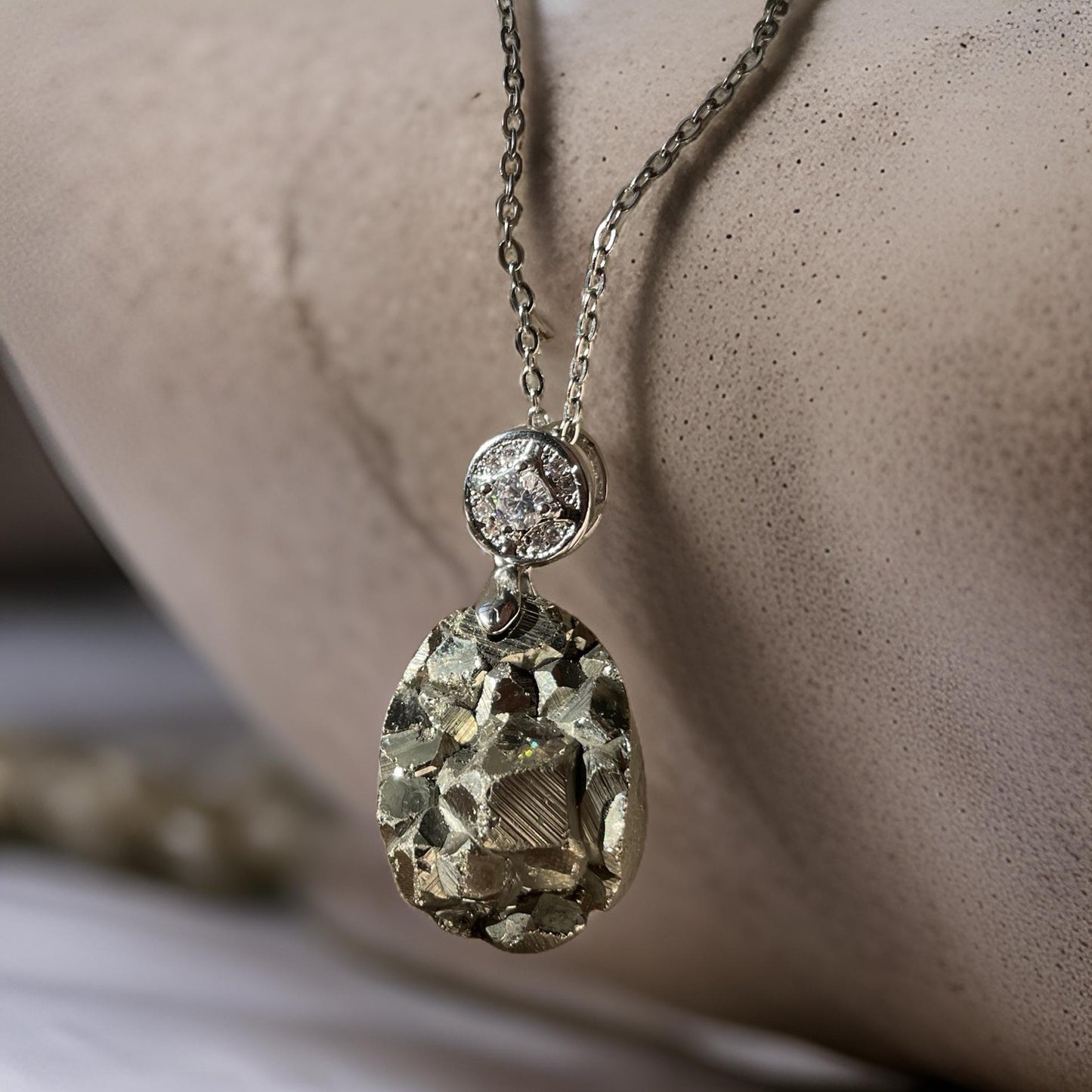 Pyrite (Limited Gem from Peru) Pendant Option 1