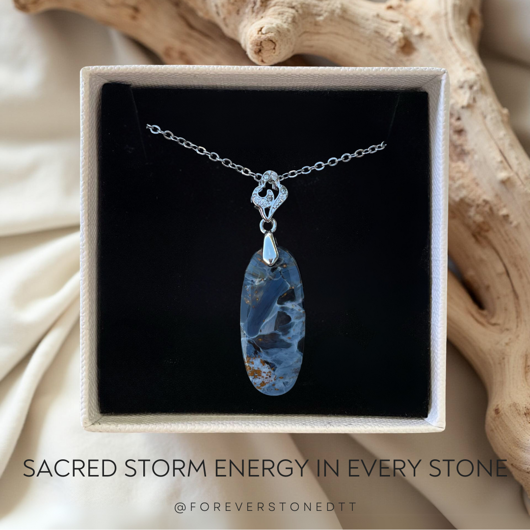 Pietersite (Rare Stone from Namibia) Pendant Option 4