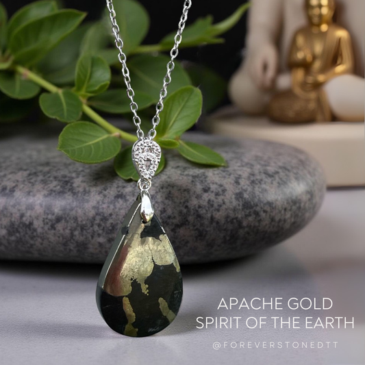 Apache Gold (Limited Gem from Arizona) Pendant Option 1