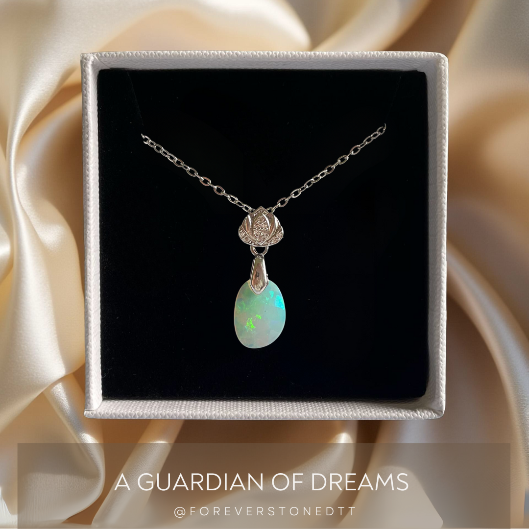 Ethiopian Opal (Rare Stone from Ethiopia) Pendant Option 3
