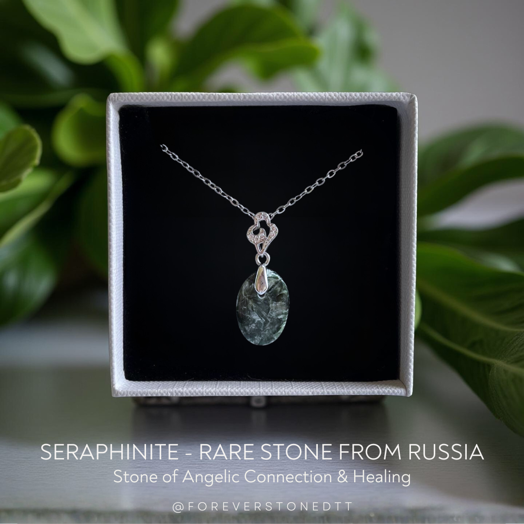 Seraphinite Pendant - Rare Stone from Russia