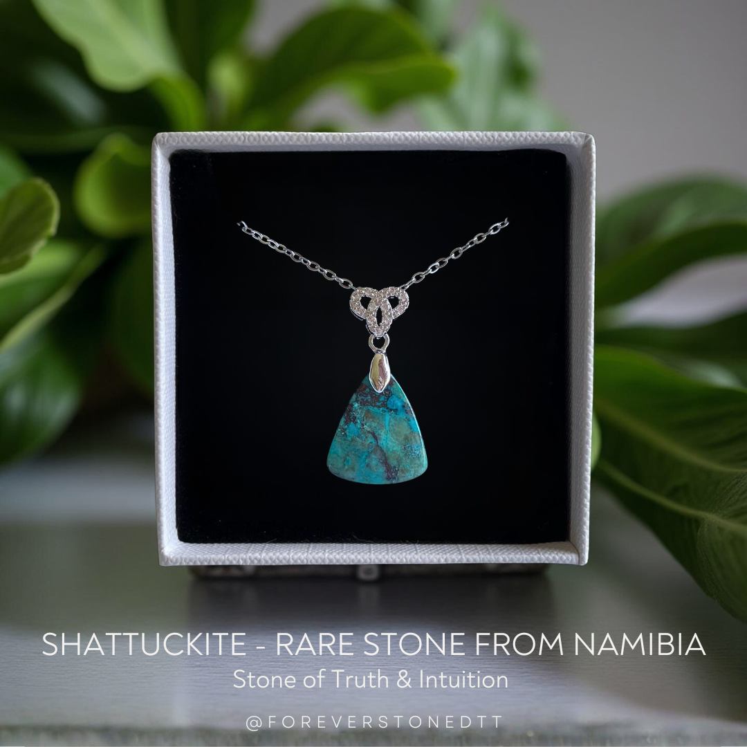 Shattuckite Pendant - Rare Stone from Namibia