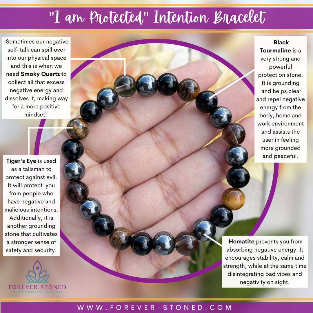 "I am Protected" Intention Bracelet