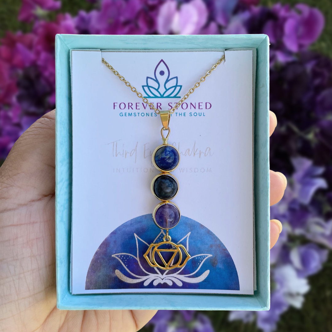 Third eye online crystal necklace