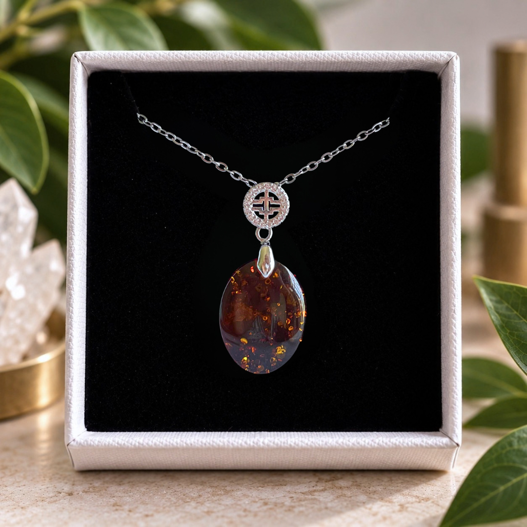 Natural Baltic Amber from Lithuania | Pendant No. 01