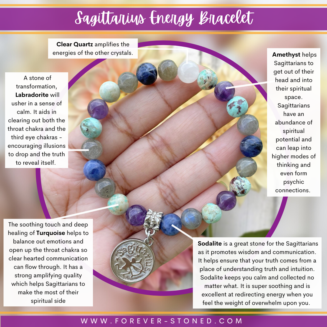 Sagittarius Zodiac Energy Bracelet