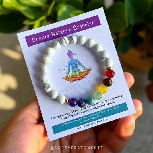 Howlite Chakra Balance Bracelet