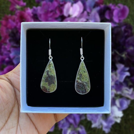 Dragon's Blood Jasper Earrings