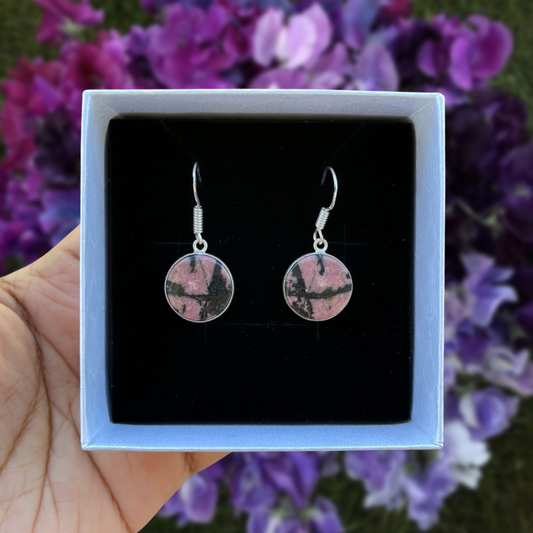 Rhodonite Earrings