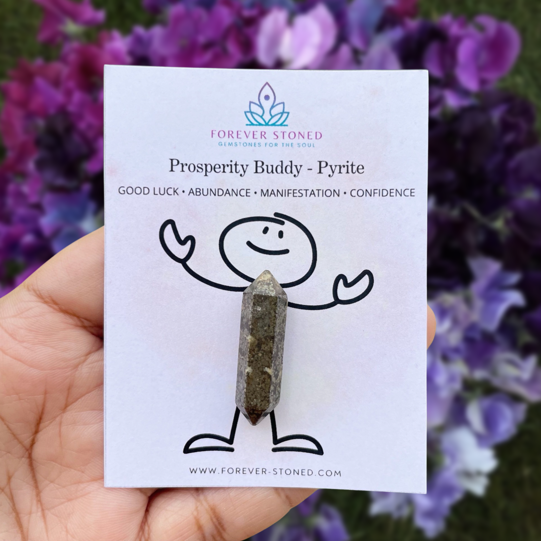 Prosperity Buddy - Pyrite Pocket Stone