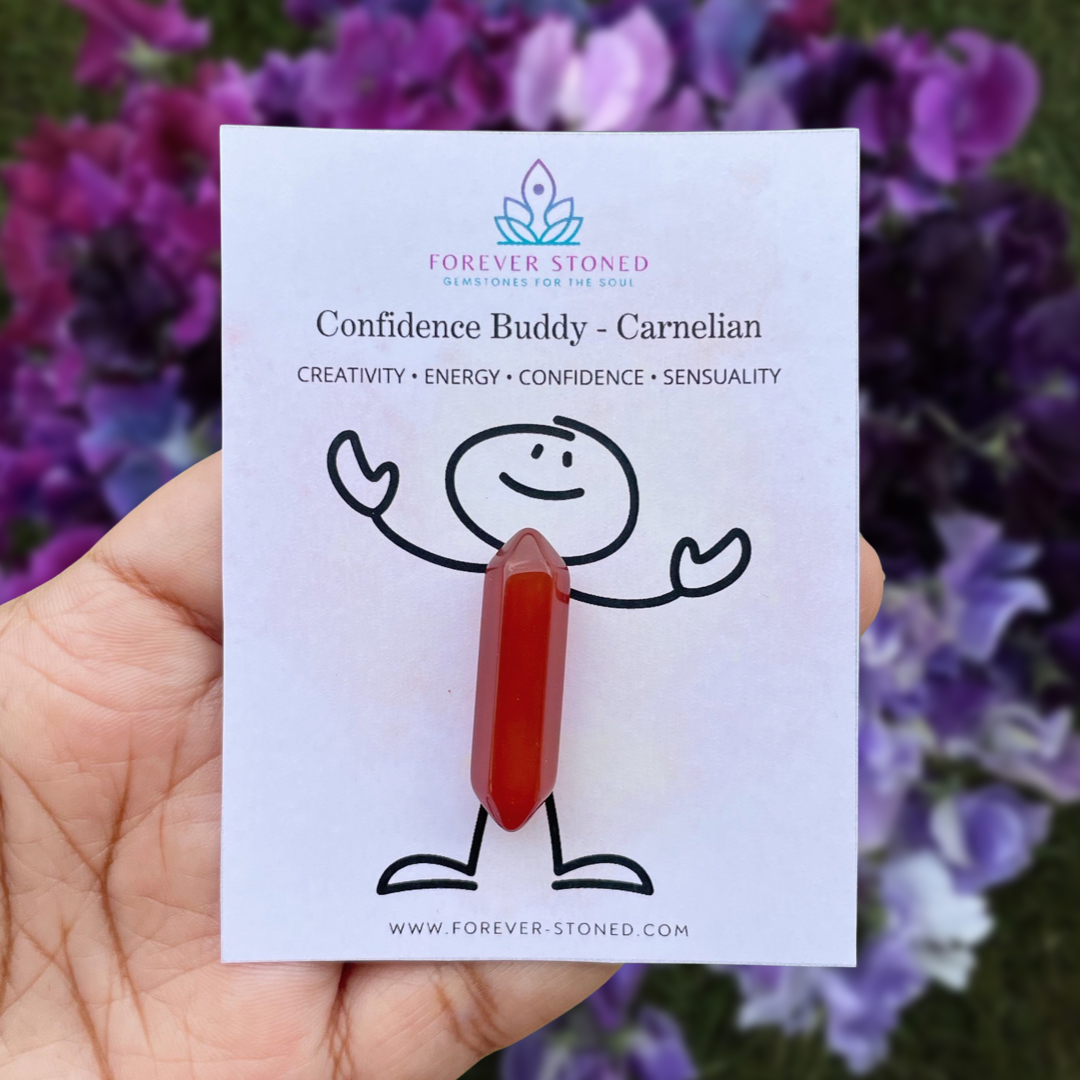 Confidence Buddy - Carnelian Pocket Stone