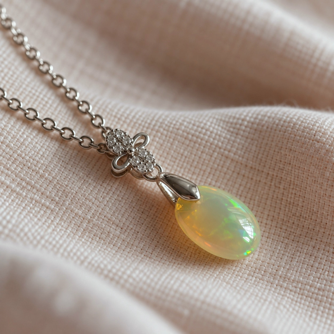 Natural Opal from Ethiopia - Pendant No. 04