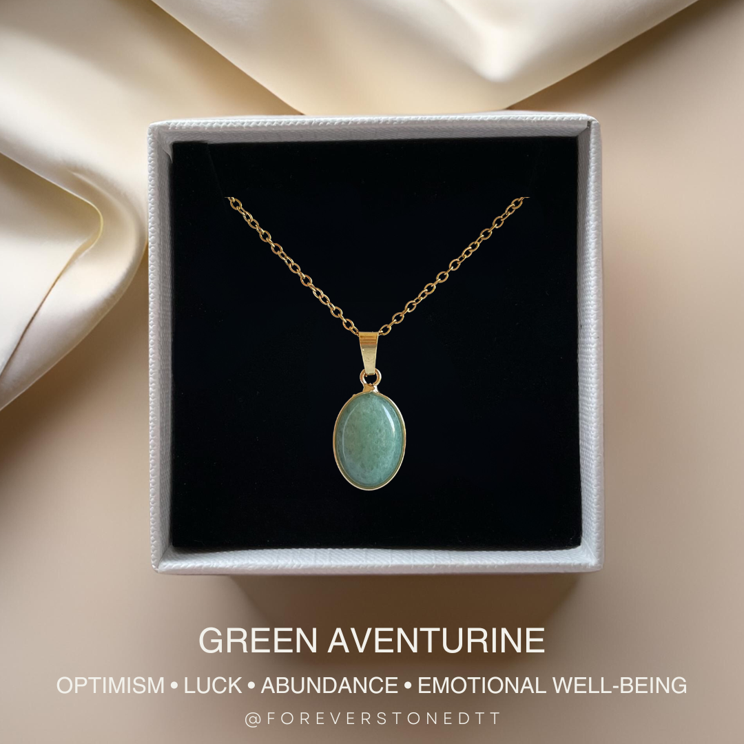 Green Aventurine Aura Pendant Necklace