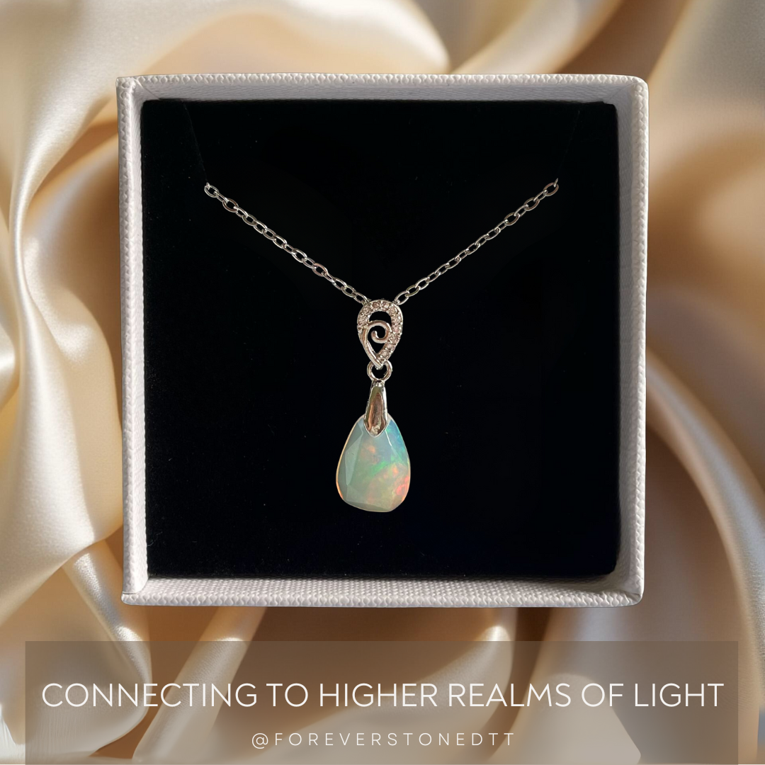 Ethiopian Opal (Rare Stone from Ethiopia) Pendant Option 2