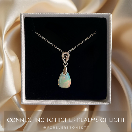 Ethiopian Opal (Rare Stone from Ethiopia) Pendant Option 2