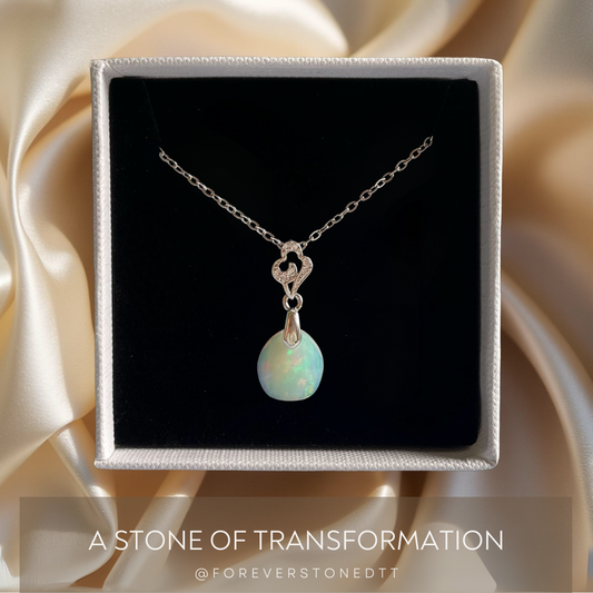 Ethiopian Opal (Rare Stone from Ethiopia) Pendant Option 4