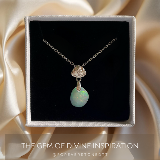 Ethiopian Opal (Rare Stone from Ethiopia) Pendant Option 5