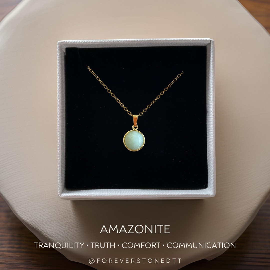Amazonite Orb Pendant Necklace