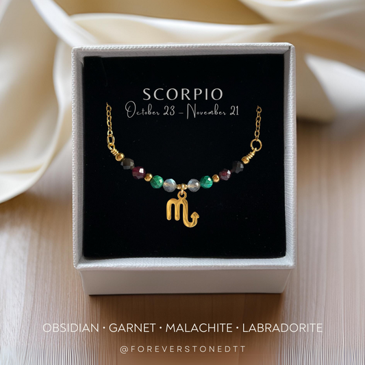 Scorpio - The Alchemist Minimalist Zodiac Bracelet