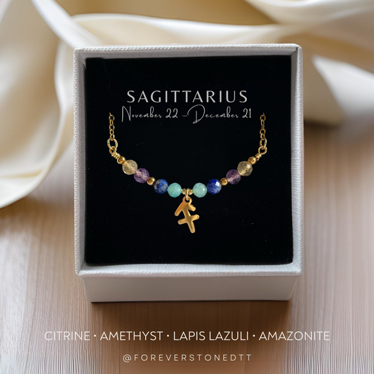 Sagittarius - The Wanderer Minimalist Zodiac Bracelet
