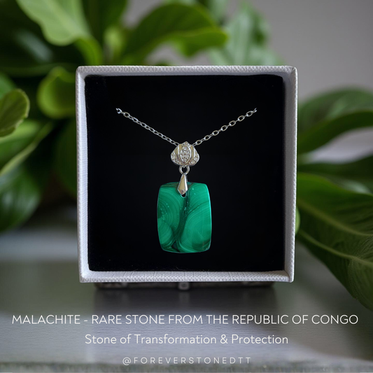 Malachite (Democratic Republic of Congo) Pendant