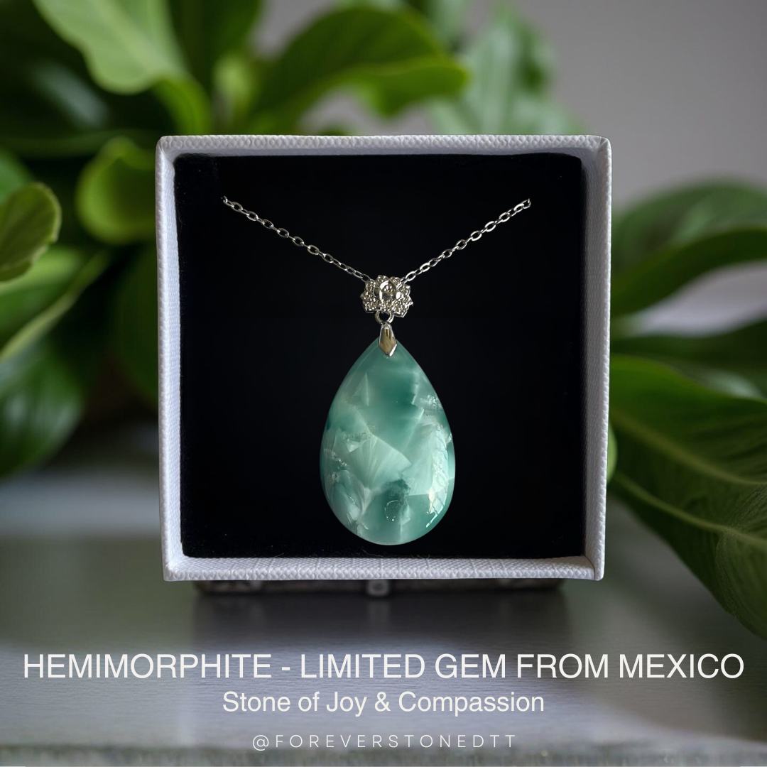 Hemimorphite Pendant - Limited Gem from Mexico