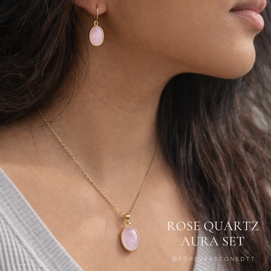 Rose Quartz Aura Set