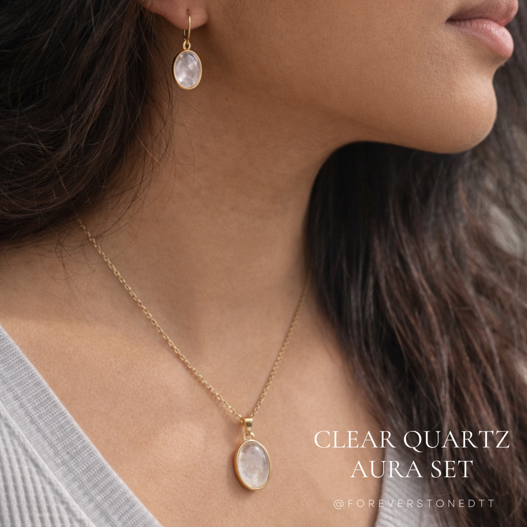 Clear Quartz Aura Set