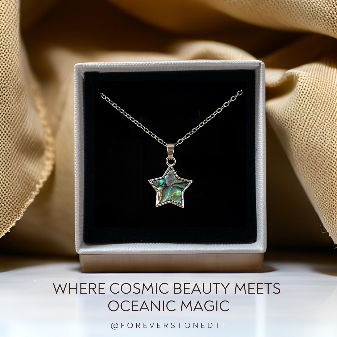 Abalone Mini Star Pendant Necklace