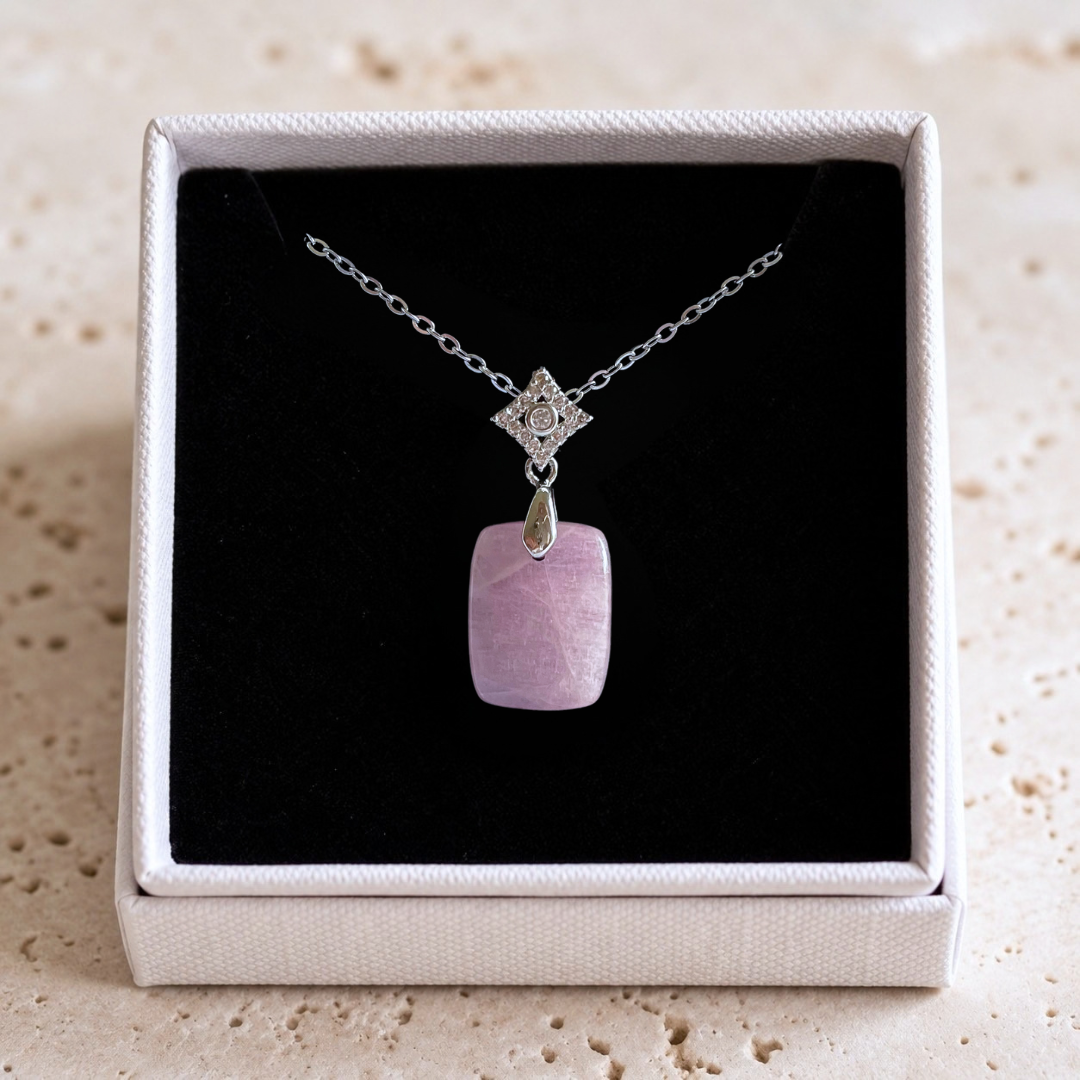 Natural Kunzite pendant - Pendant No. 01