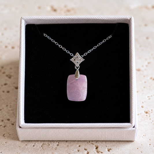 Natural Kunzite pendant - Pendant No. 01