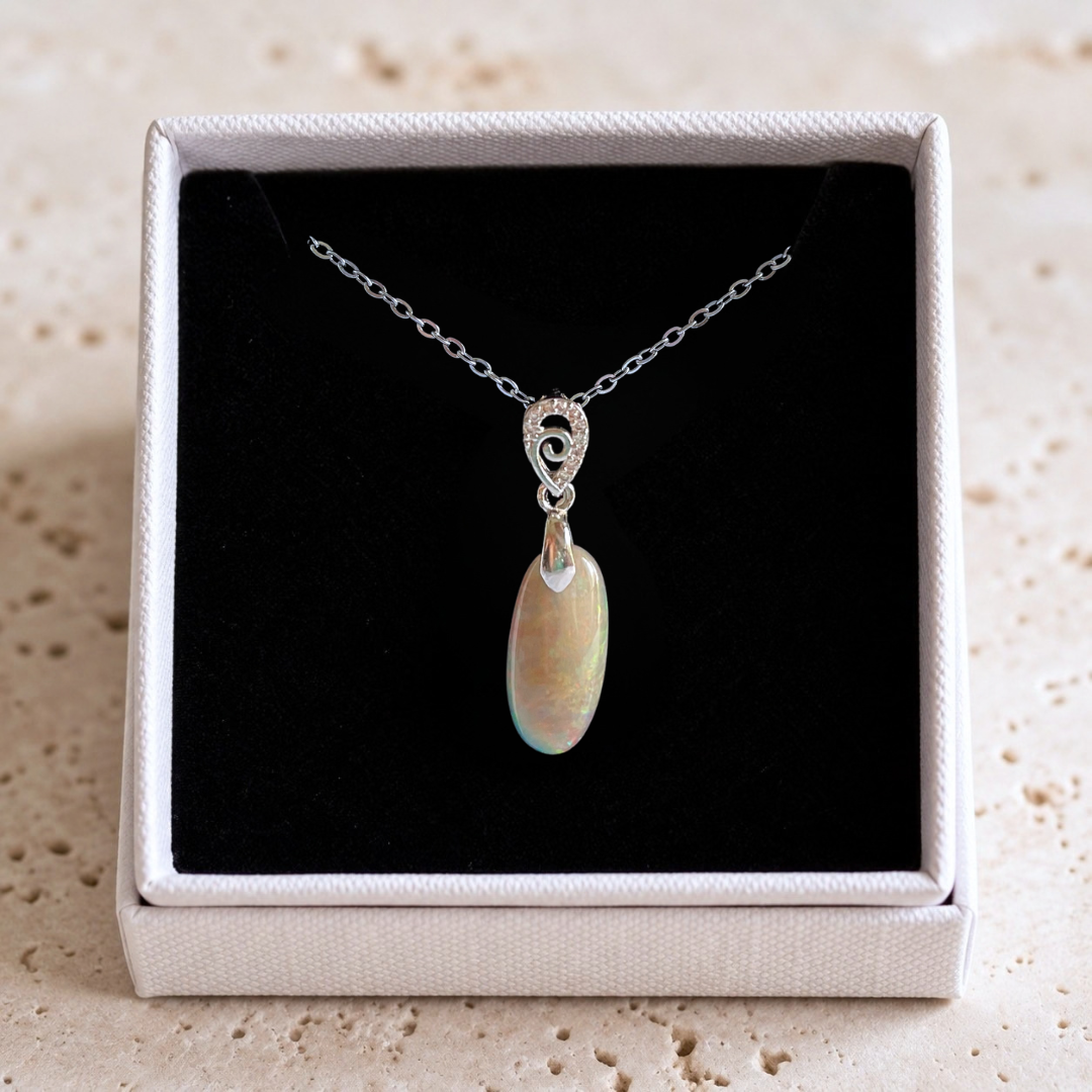 Natural Ethiopian Opal pendant - Pendant No. 03