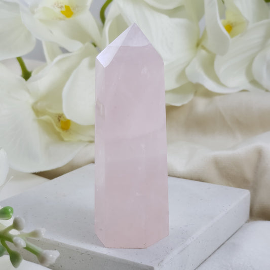 Rose Quartz Gemstone Tower