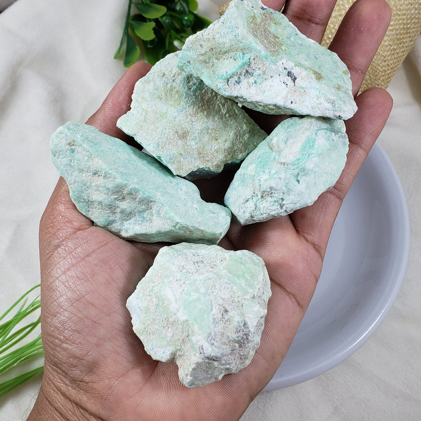 Green Moonstone Raw Nugget