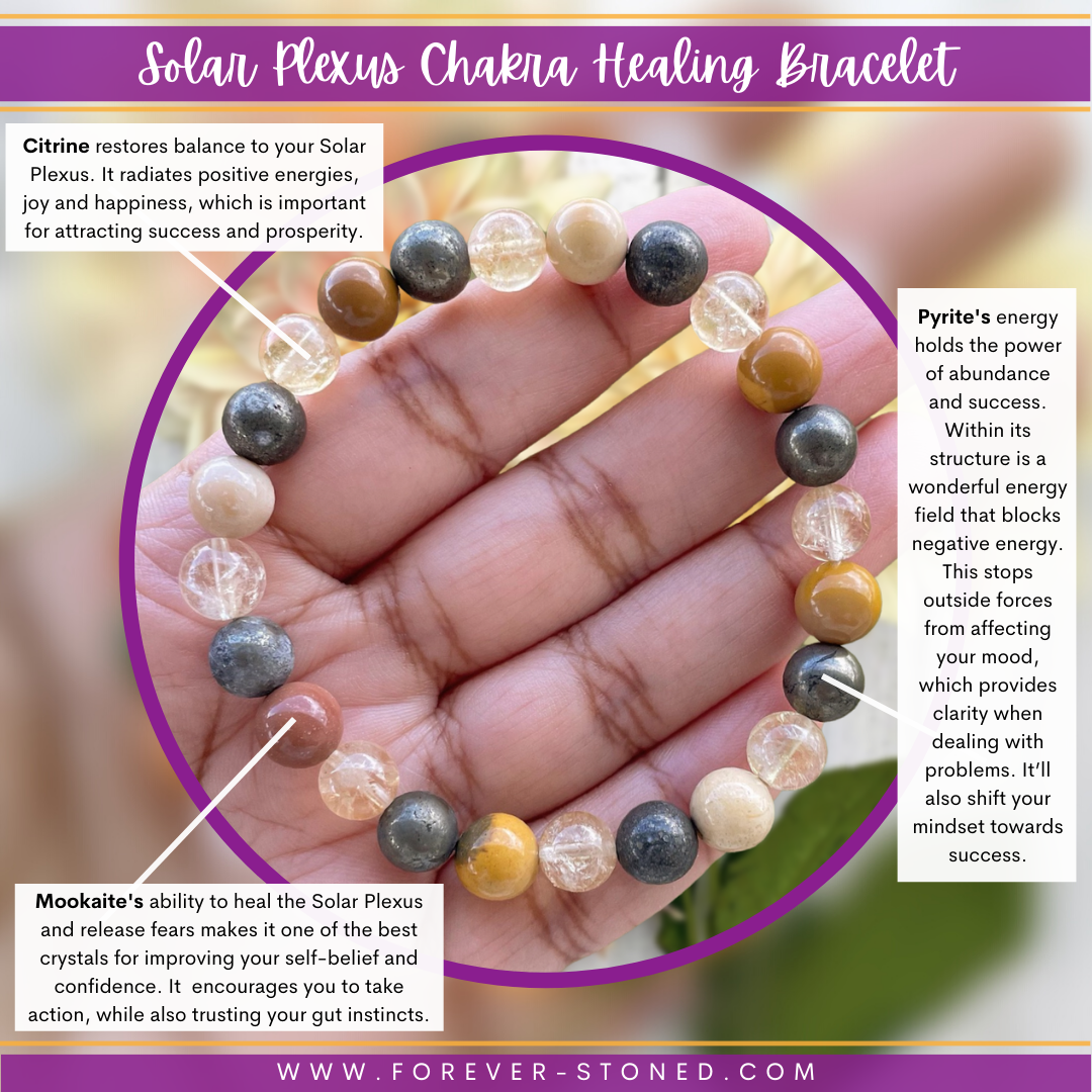 Solar Plexus Chakra Healing Bracelet