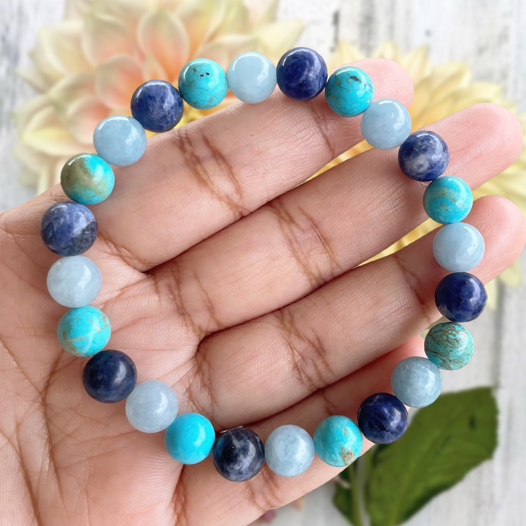 Throat Chakra Healing Bracelet