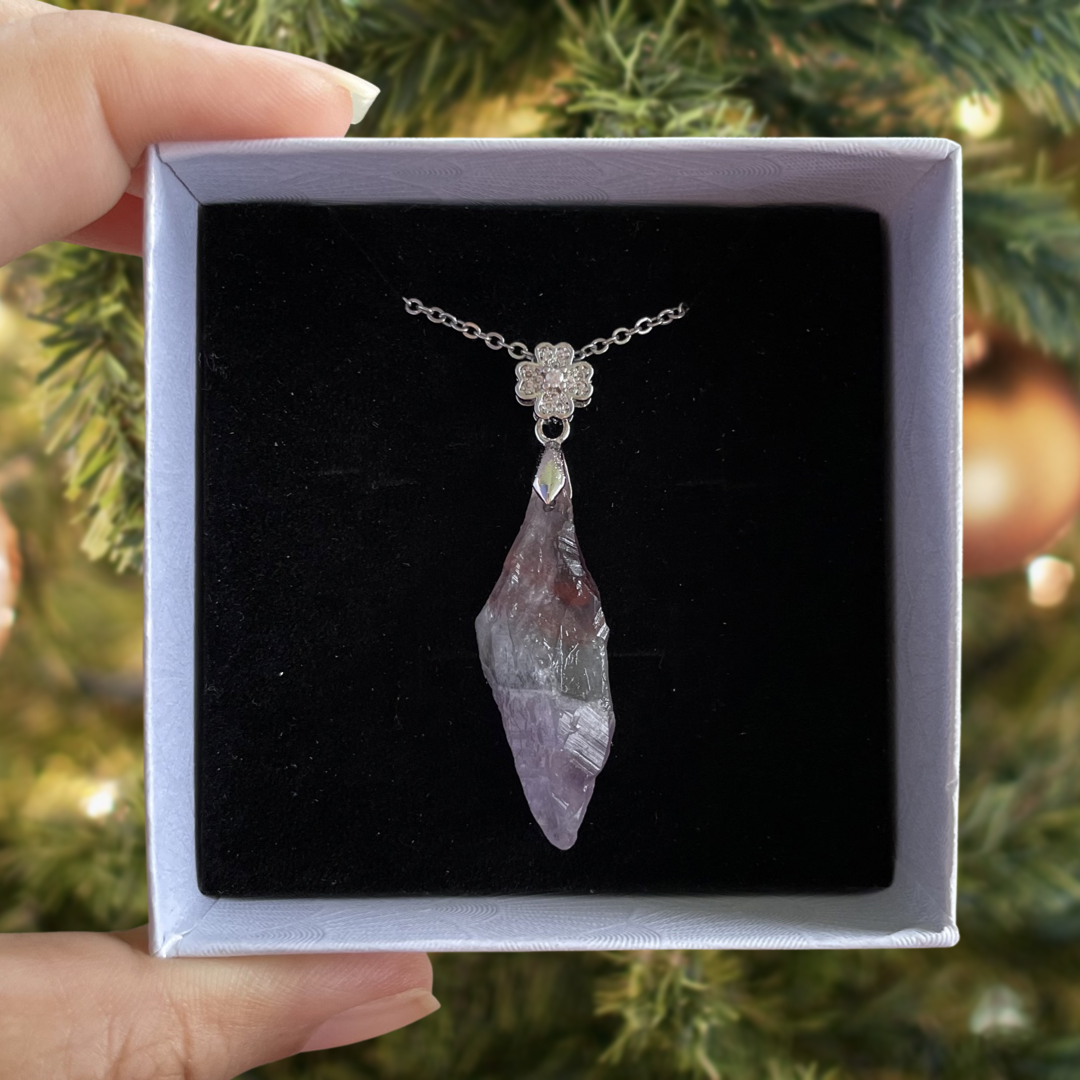 Auralite-23 Raw Pendant Necklace